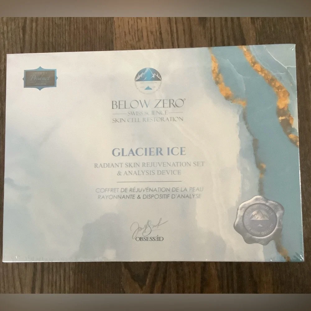 Below Zero Glacier Ice Radiant Skin Rejuvenation & Analysis Device--NIB/Sealed